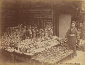 Aardewerk winkel, Shimizu, Kyoto