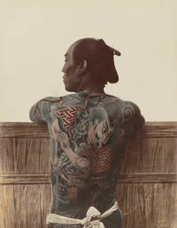 Japanse tatoeage, ca. 1880