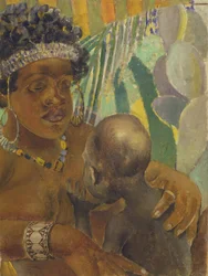 Zwarte vrouw, 1907