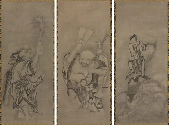 Hotei met Daoïstische onsterfelijken