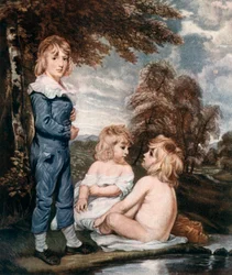 Kinderen baden, 18e eeuw, 1912