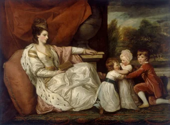 Lady Charlotte Williams-Wynn en haar drie oudste kinderen, 1778