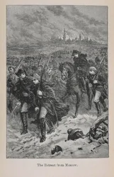Terugtocht uit Moskou, illustratie uit 