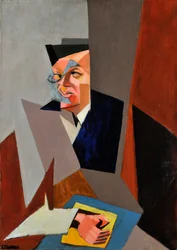 Portret van Tristan Tzara (1896-1963)