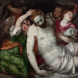 Pieta en engelen