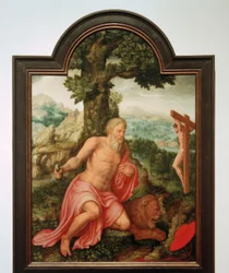 Landschap met Heilige Hiëronymus