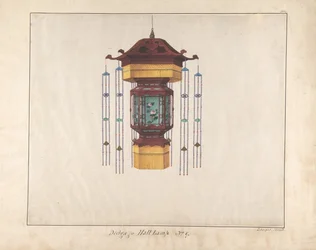Ontwerp voor hal lamp nr. 9