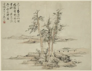 Landschap in de stijl van oude meesters: naar Ni Zan (1301-1374), Cao Zhibo (1272-1355)