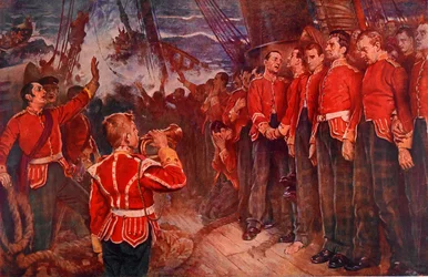 Het zinken van de Birkenhead, 25 februari 1852