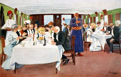 De toespraak na het diner, 1908