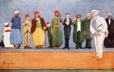 De vertrekkende gast, 1908