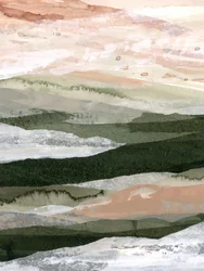 Abstracte gelaagde bergen