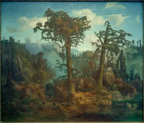 L.Hertervig, Oude dennen
