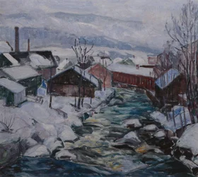 Winter bij Mesna, Lillehammer