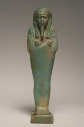 Shabti-figuur voor Padineith (faience)