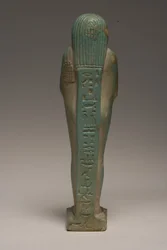 Shabti-figuur voor Padineith (faience)