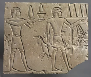 Twee Offerdragers, ca. 667-647 v.Chr.