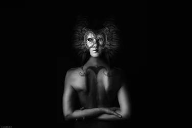 De mysterieuze gemaskerde vrouw