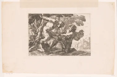 Marsyas gevild door Apollo