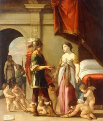 Alexander en Roxana, 1635