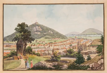 Uitzicht op Karlsbad Karlovy Vary