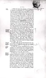 Schets van een commissielid, uit de marges van het 