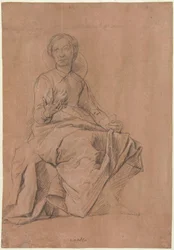 Personificatie van de Snelheid of Behendigheid (Prontezza)