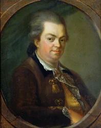 Portret vermoedelijk van graaf Alessandro di Cagliostro (1743-95) 1778