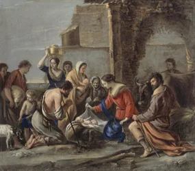 Le Nain - De aanbidding van de herders, 1644