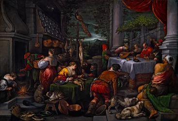 Lazarus en Dives, ca. 1570
