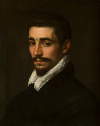 Portret van een onbekende bebaarde man, c.1577-1622