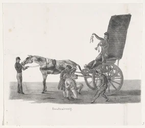 Sjees met een kwakzalver, 1835