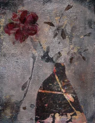 Stemmige rode bloemen