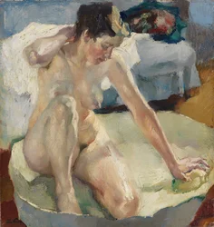 In bad II, door Putz, Leo (1869-1940)