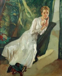 Portret van Mevrouw Halseband