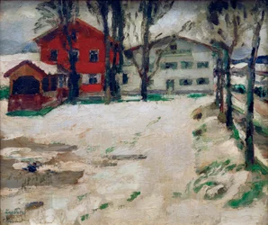 Herberg in de sneeuw