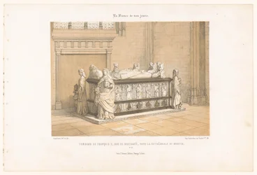Graftombe van François II van Bretagne in de kathedraal van Nantes