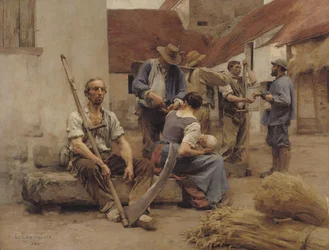 Betaling aan de oogsters