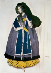Kostuumontwerp voor het ballet Les Papillons, 1912
