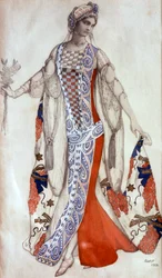 Doornroosje, balletkostuumontwerp, ca. 1913