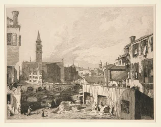 Uitzicht in Venetië (Scuola della Carita)