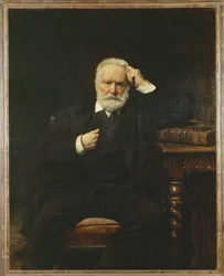 Dichter Victor Hugo in 1879 ... (schilderij op doek)