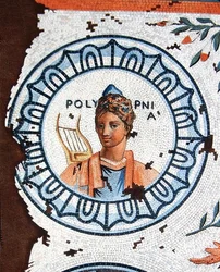 Polymnia, muze van het heilige lied, zang, welsprekendheid en retoriek