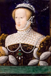 Eleonora van Habsburg, Limoges,1560 (Email op koper)