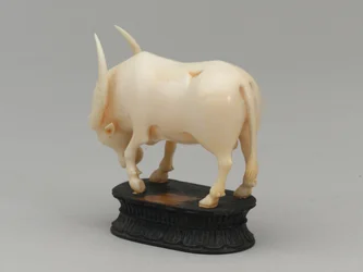 Zwarte loper, schaakstuk, India, circa 1820