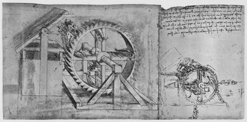 Een Groot Wiel dat Opeenvolgend Vier Kruisbogen Afvuurt, ca. 1480, 1945