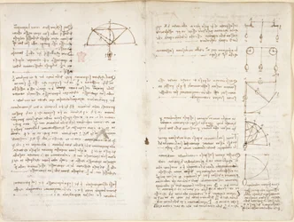 Aantekeningen en diagram over mechanica