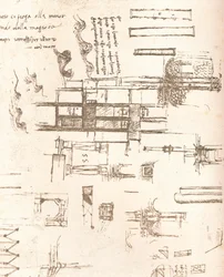 Tekening van projecten voor kastelen en villa