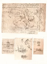 Vier tekeningen van allegorische voorstellingen, ca. 1472-ca. 1519 1883