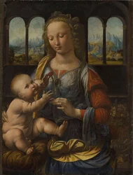 Duits: Madonna mit der Nelke Madonna van de Anjer